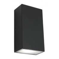 Mercator-Brenton Square LED Outdoor Wall Light - Black